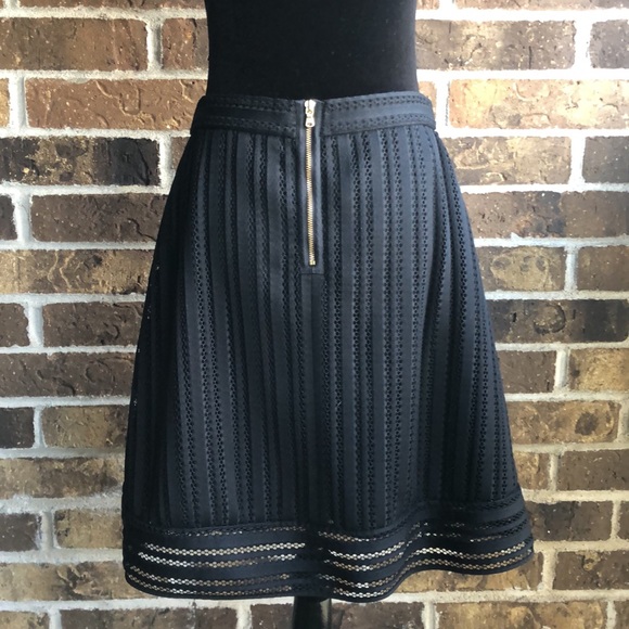 J. Crew striped eyelet skirt in black - Picture 4 of 11